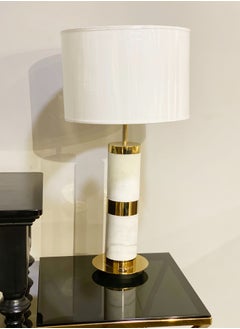 Table lamp in stainless steel and natural marble with touch control on and off - pzsku/Z3675EF4F22C8B4AB6E6FZ/45/_/1662589387/8762aa37-42ed-439f-9656-8d5d33d5cef1