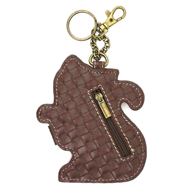 CHALA Cat Collection Women's Decorative Key Fob/Coin Purse Accessory (Orange Tabby Cat) - Image 2