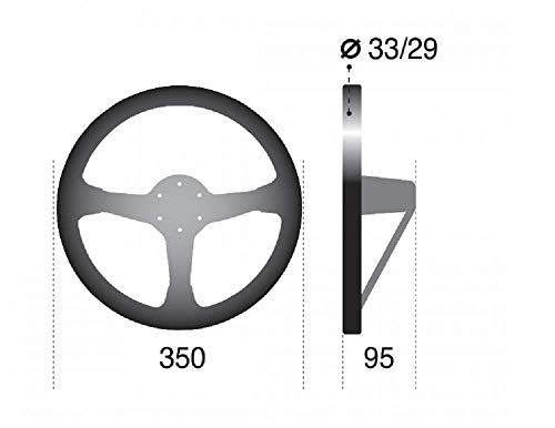 Sparco 015R325CSN Suede Steering Wheel - Image 3