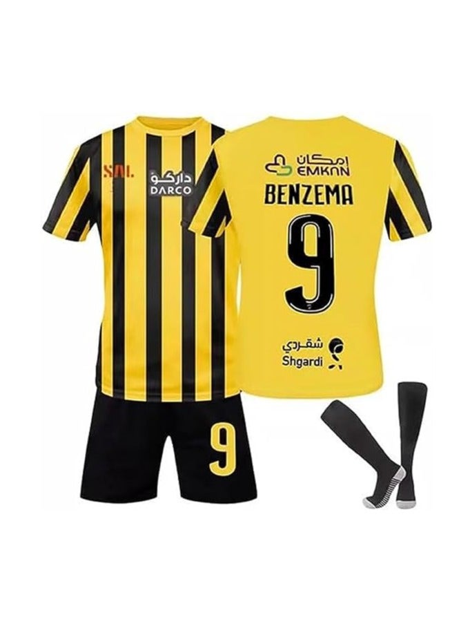 Womdee Benzema 9# JEDDAH Home Football Adult - Image 1