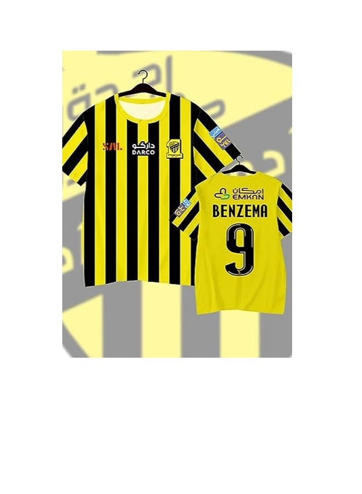 Womdee Benzema 9# JEDDAH Home Football Adult - Image 2