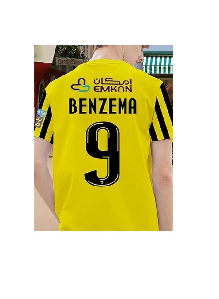 Womdee Benzema 9# JEDDAH Home Football Adult - Image 4