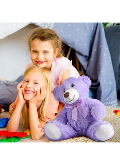 Civaner 4 Pack 14 Inches Bear Plush Stuffed Animals Cute Soft Bears Bulk For Girls Boys Girlfriend (Pink Blue White Purple Cute Style)  - Image 5