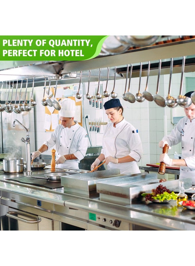 Potchen 10 Pieces Stainless Steel Soup Ladle Sturdy Soup Ladle with Long Handles Portion Control Serving Spoons for Cooking Soup Sauce Kitchen Home(2 oz) - Image 5