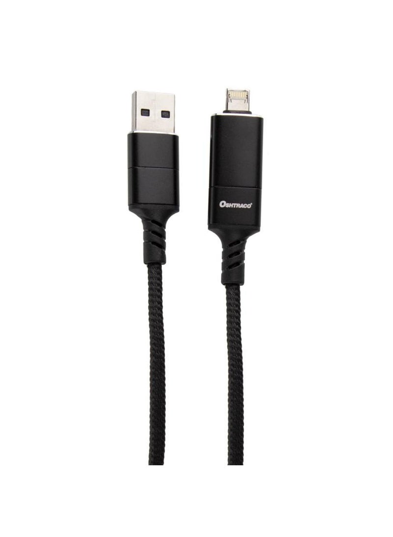 Oshtraco Dual Pin Sync And Charging Cable 1m