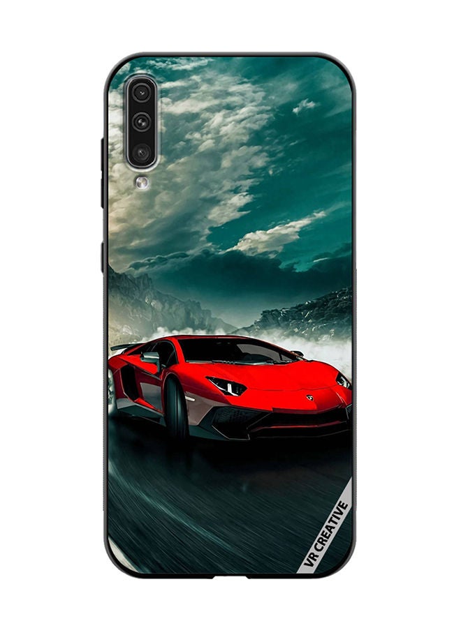 VR CREATIVE غطاء حماية واقٍ لهاتف سامسونج جالاكسي A50/A50s تصميم Lambo1 متعدد الألوان - Image 1