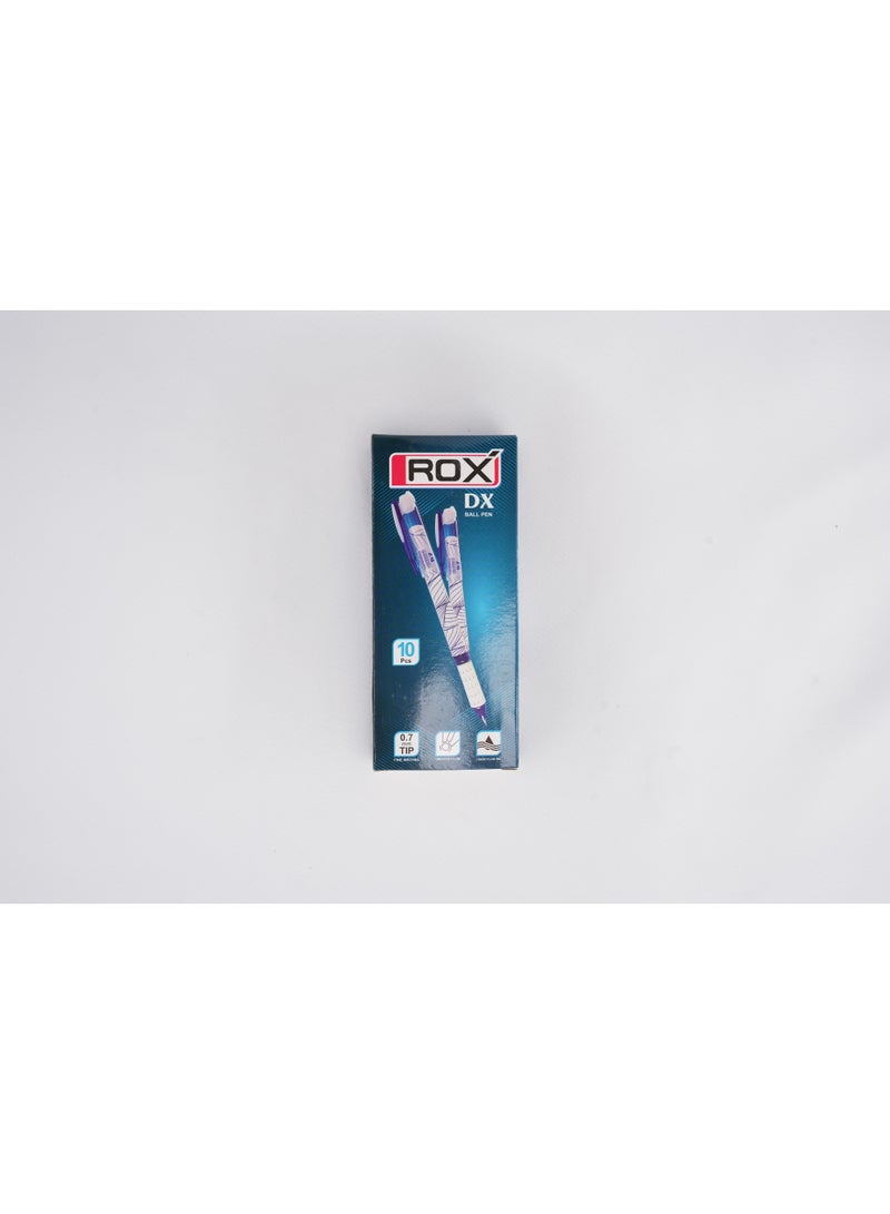 روكس ROX DX BALL PEN 0.7 , BOX OF 10 PENS - Image 1