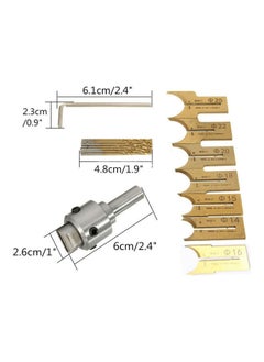 NIBEMINENT 16-Piece Carbide Drill Bit Kit Multicolour 8.00X6.00X8.00cm  - Image 2