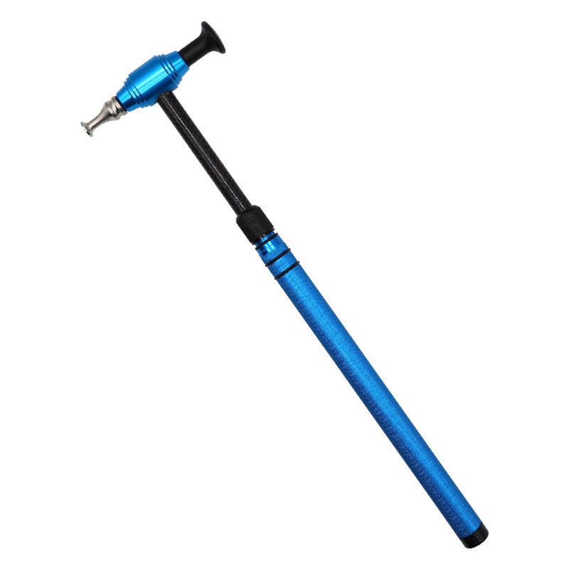 Car Dent Repair Tool Kit, 6 PCS Paintless Removal Tools Telescopic Aluminum Alloy Hammer with 5 Replacement Heads for DIY Dent Repair on Cars, Blue - Image 3
