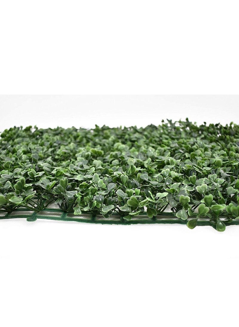 LINGWEI Artificial Faux Hedges Panels Artificial Wall Plants Eucalyptus Leaf Plastic Turf For Home Outdoor Garden Villa Wall Decoration 3pcs  - Image 5