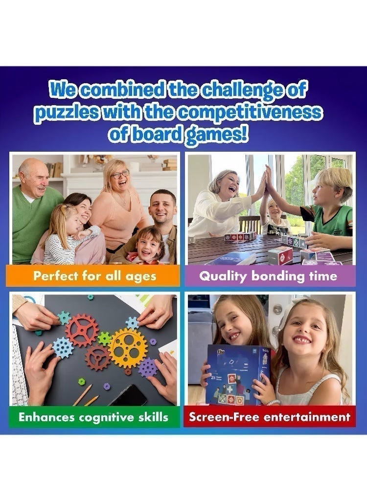 GAME UZZLE Spatial Logic Board Game Matching Parent-Child Interactive Toy - Image 4