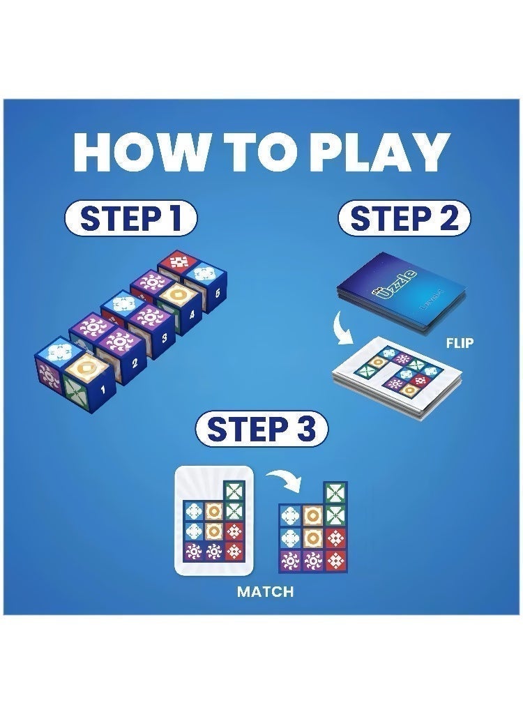 GAME UZZLE Spatial Logic Board Game Matching Parent-Child Interactive Toy - Image 5