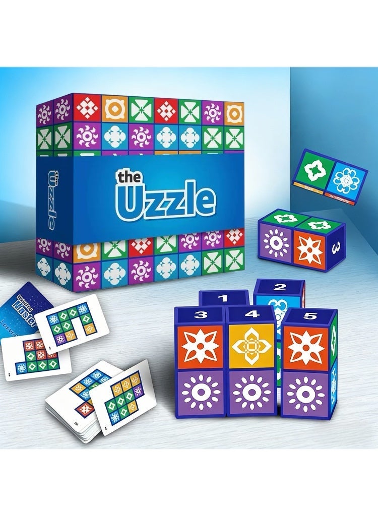 GAME UZZLE Spatial Logic Board Game Matching Parent-Child Interactive Toy - Image 1