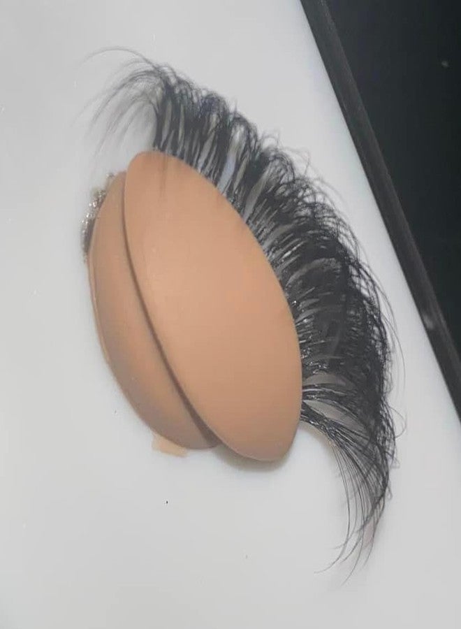 Alluring 3 Pairs Replacement Soft Silicone Eyelids for Mannequin Head Eyelash Extension Practice - Durable and Realistic Training Tool (6 pairs of eyelids) - Image 2