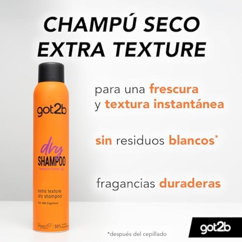 Got2b Go To Be Dry Extra Textistor Shampoo 200Ml - Image 2