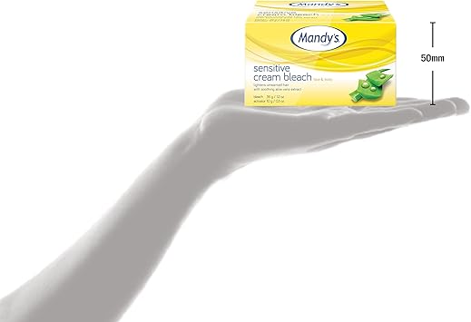 Mandy's Mandys Sensitive Cream Bleach For Face Arms and Body 36g 12g - Image 3