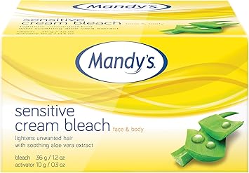Mandy's Mandys Sensitive Cream Bleach For Face Arms and Body 36g 12g - Image 1