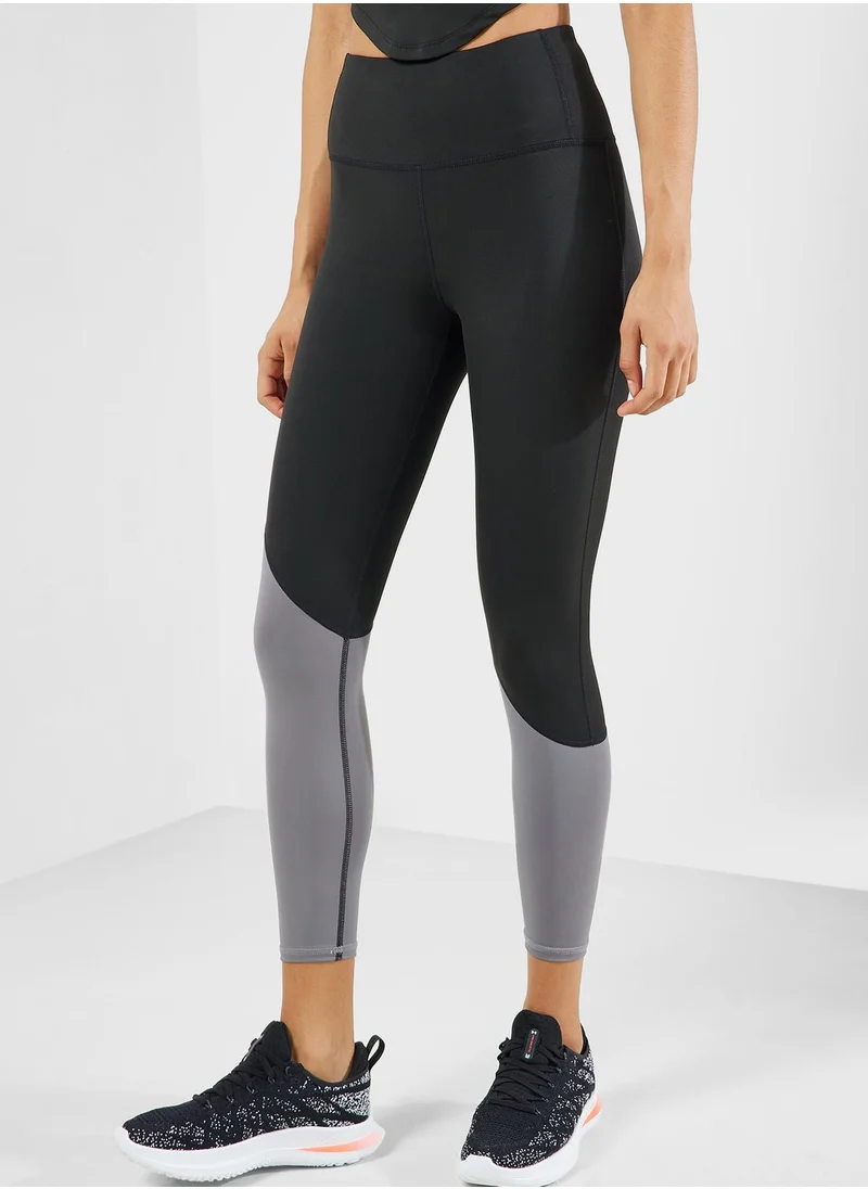 FRWD Corset Style Racer Back Top & Colorblock Legging Set