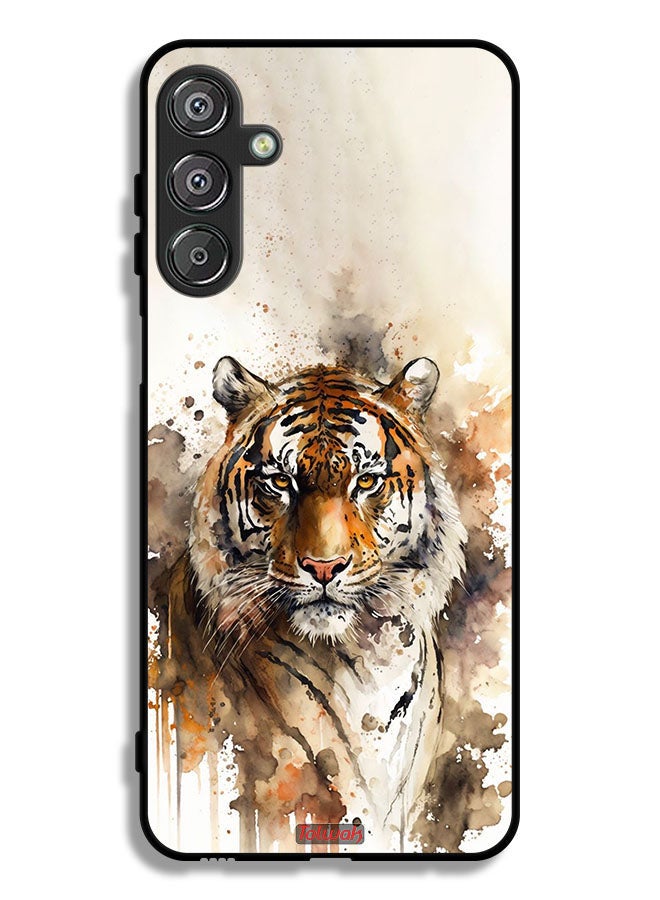 Tolwak Samsung Galaxy F36 Protective Case Cover Leopard Abstract Art - Image 1