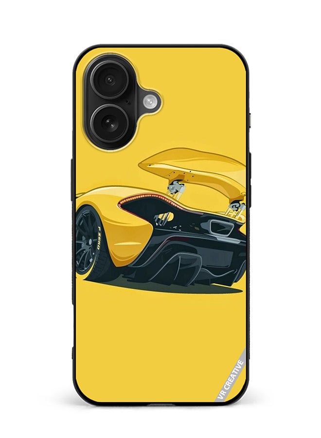 Protective Case Cover For Apple iPhone 16 Car Design Multicolour