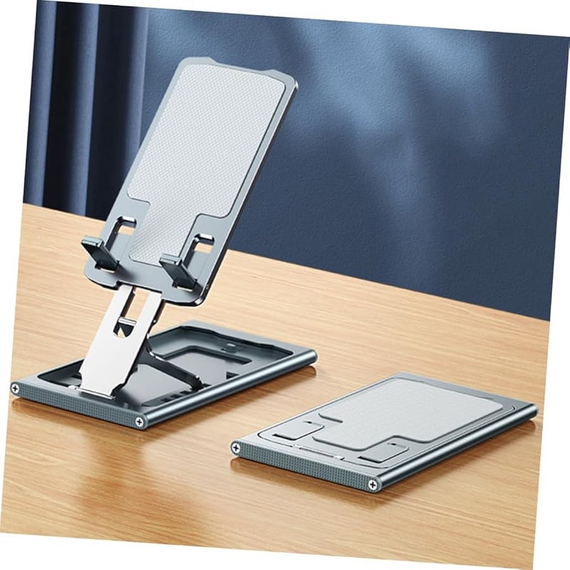 Adjustable Height Foldable Phone Stand for Smartphones Tablets Live Streaming Office Use - Image 5