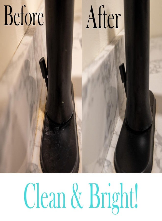 Johnny World The Behind The Faucet Brush! Clean Hard to Reach Areas in Your Kitchen and Bathroom - Easily Clean Water and soap Residue Around The Sink. Two Pack Includes Hanging Hooks for Storage Under The Sink. - Image 3