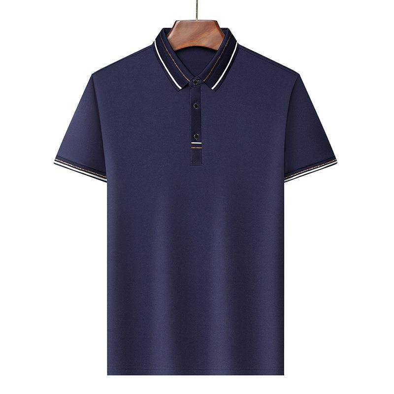 Mens Short Sleeve Polo Shirt Casual Fit Summer Top - Image 3