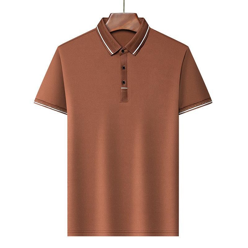 Mens Short Sleeve Polo Shirt Casual Fit Summer Top - Image 4