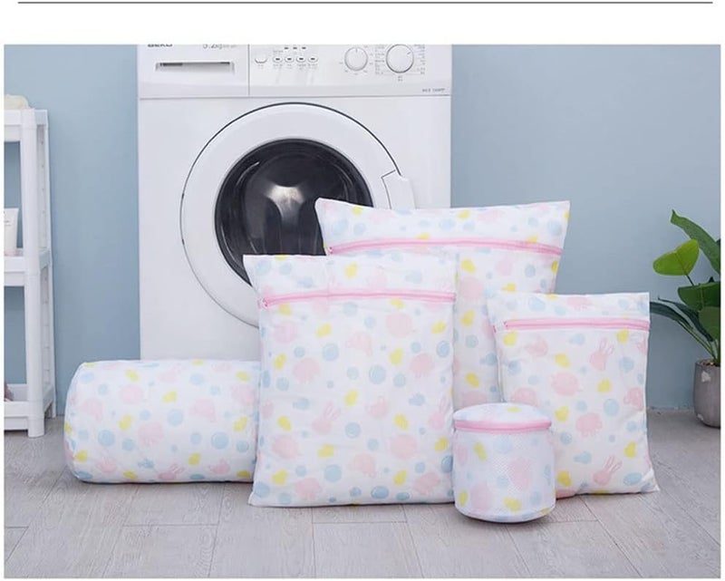 OTIPORTER Clothes Washing Bags Mesh Laundry Bag with Zipper Lingerie Bags for Washing Delicates - Image 1
