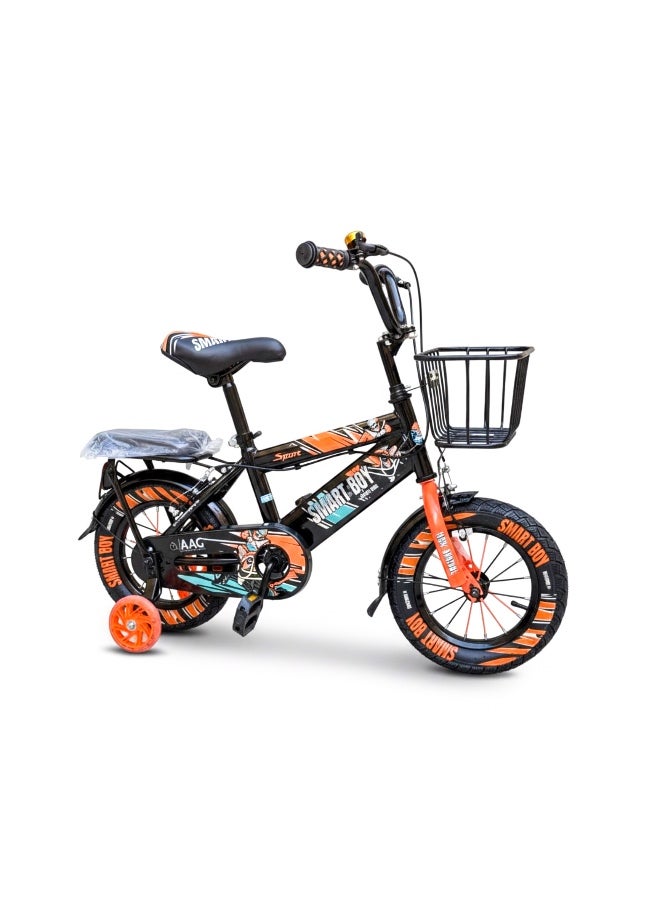 GoodBoy Kids 12 Inch Bicycle – Front Basket, Rear Padded Seat, Chain Guard, Light-Up Training Wheels & Adjustable Quick-Release Seat – For Ages 2–5 Years - Image 3