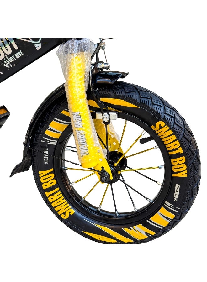 GoodBoy Kids 12 Inch Bicycle – Front Basket, Rear Padded Seat, Chain Guard, Light-Up Training Wheels & Adjustable Quick-Release Seat – For Ages 2–5 Years - Image 5