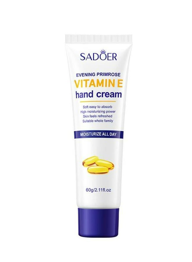 SADOER VITAMIN E EVENING PRIMROSE HAND CREAM HYDRATING NOURISHING MOISTURIZER SKIN CARE HAND CREAM 60 g - Image 1