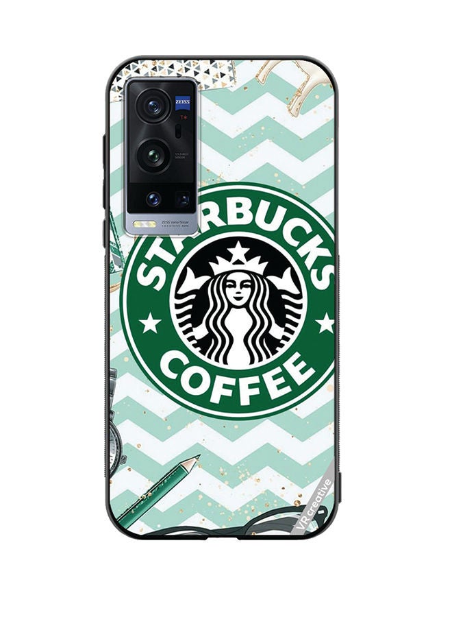 VR CREATIVE Protective Case Cover For Vivo X60 Pro Plus Starbucks Coffee Design Multicolour - Image 1