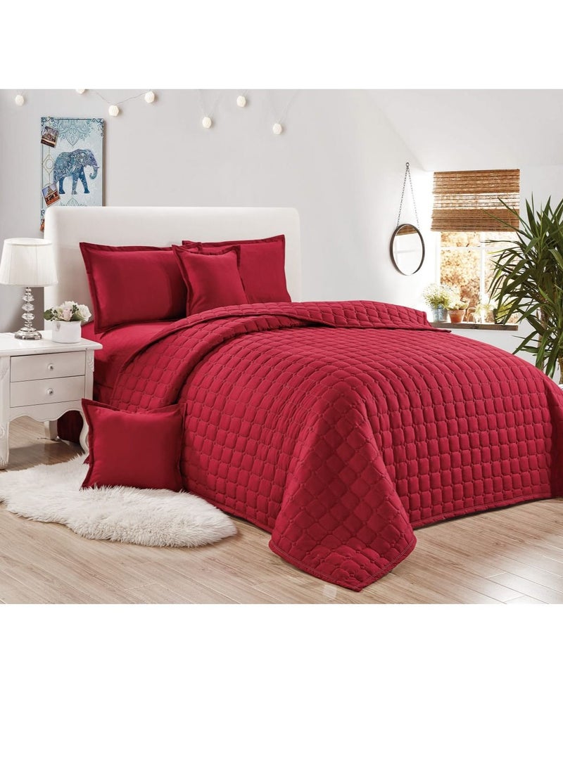 مون طقم لحاف مبطن مضغوط مكون من 4 قطع - Image 1