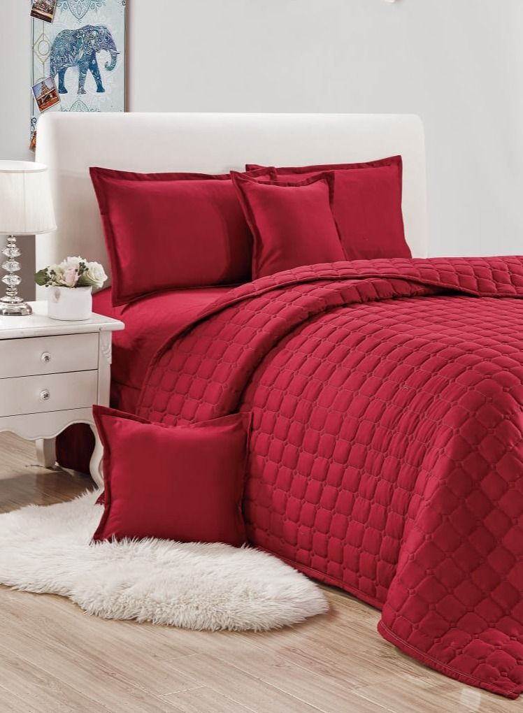 مون طقم لحاف مبطن مضغوط مكون من 4 قطع - Image 3