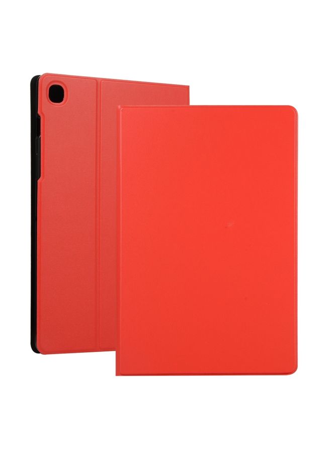 Case Cover For Samsung Galaxy Tab A7 / T500 Horizontal Flip Elasticity PU + TPU Leather Case with Holder Red