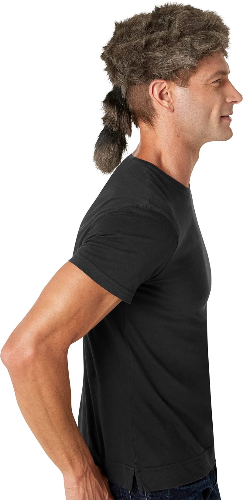 Forum Novelties Furry American Raccoon Tail Costume Hat - Image 2