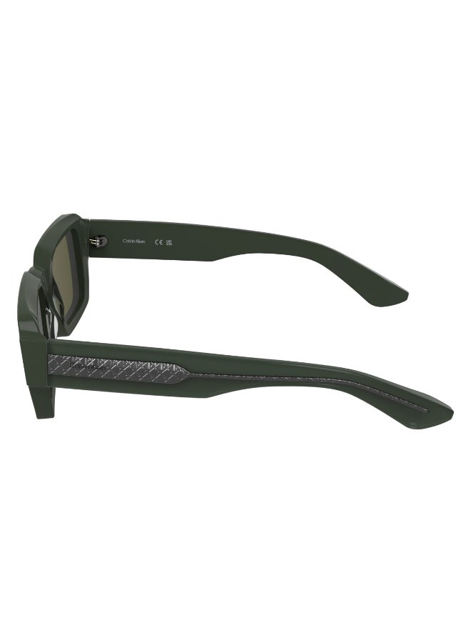 CALVIN KLEIN FULL RIM ACETATE CALVIN KLEIN SUN CK25538S 5022 (330) KHAKI - Image 4