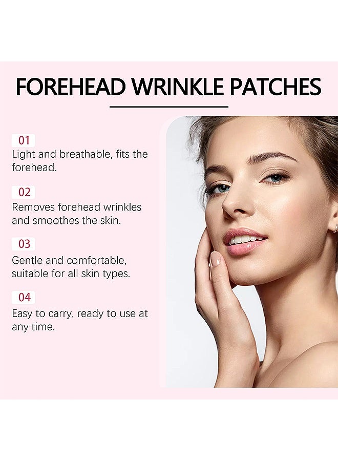 إيلهو لاصقات تجاعيد الجبهة، لاصقات الوجه المضادة للتجاعيد للخطوط الدقيقة، حشو التجاعيد الليلي وعلاج الخطوط العميقة بشريط وجه للاستخدام مرة واحدة للحصول على مظهر شبابي وأكثر تماسكًا ونعومة - Image 5