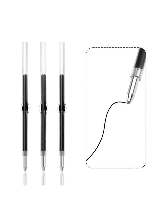 jiebor 100Pcs Beadable Pens Refills Ballpoint Pens Refills Black Ink 1.0Mm Pen Refills For Plastic Bead Pens Students Teacher Gift Office School Supplies 2.44 Inch - Image 2