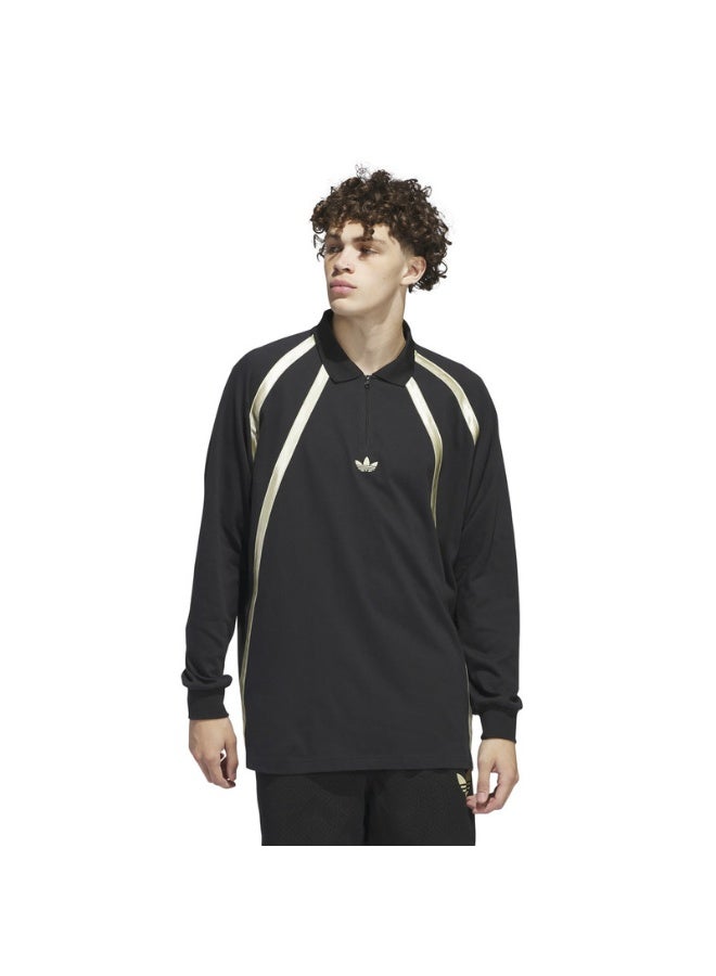 Adidas adidas RUGBY POLO Black Originals Unisex POLO SHIRTS  - Image 4
