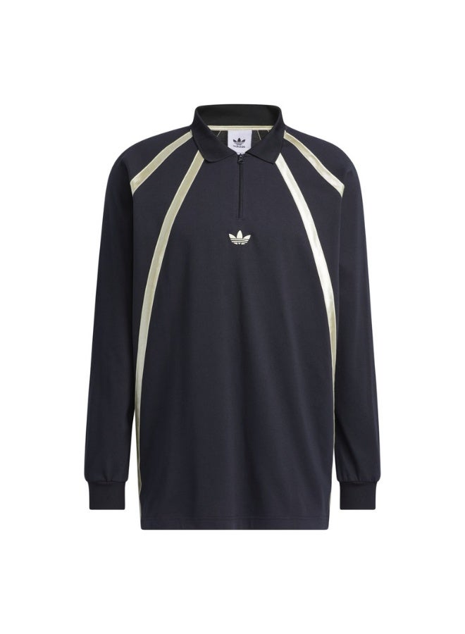Adidas adidas RUGBY POLO Black Originals Unisex POLO SHIRTS  - Image 3