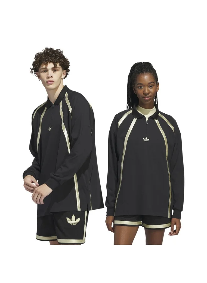 اديداس adidas RUGBY POLO Black Originals Unisex POLO SHIRTS