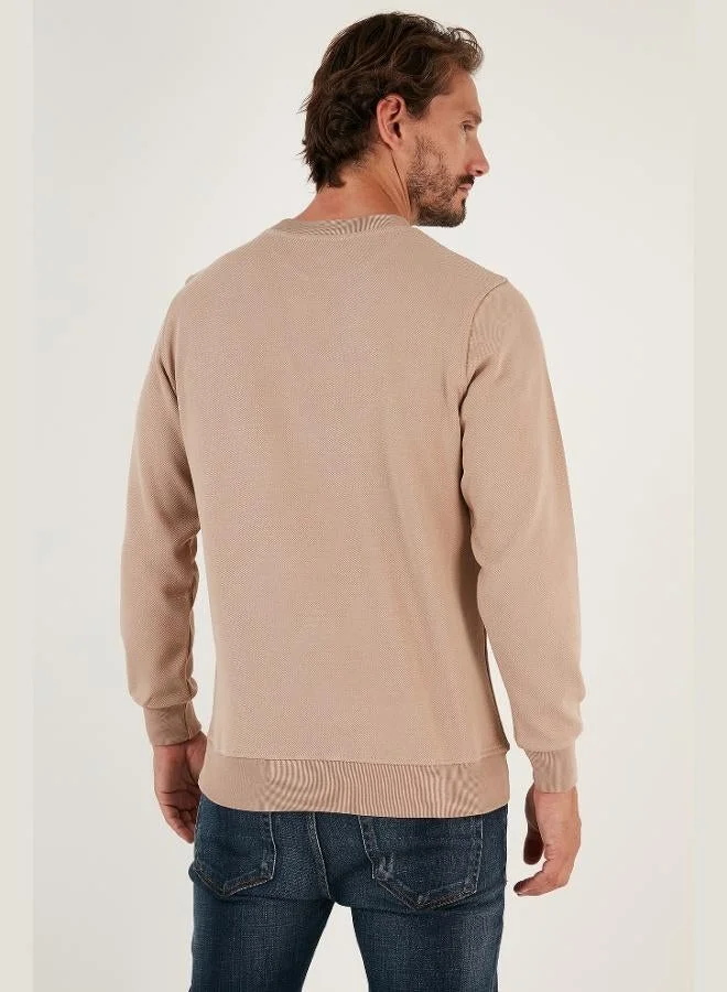 Buratti  Buratti Cotton Relaxed Fit Crew Neck Sweatshirt Men's SWEAT 5905453 for Men | Best Price UAE