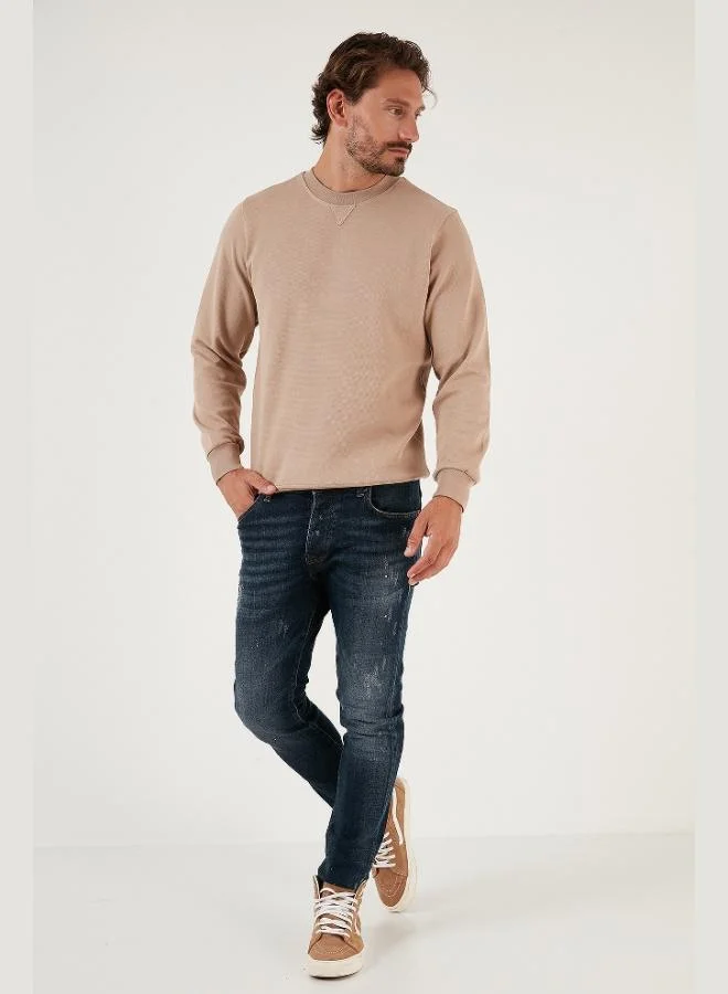 Buratti  Buratti Cotton Relaxed Fit Crew Neck Sweatshirt Men's SWEAT 5905453 for Men | Best Price UAE