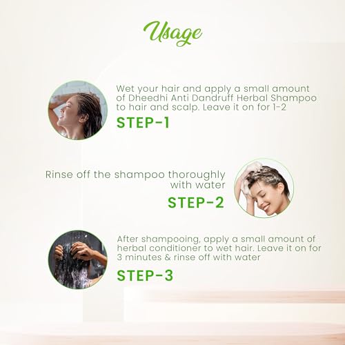 Dhathri Dheedhi Dandruff Treatment Combo | Ayurvedic Hair Conditioner for Dandruff | Herbal Shampoo for Dandruff and Dry Hair | Hair Conditioner for Dry Frizzy Hair | 200ml Each - Image 5