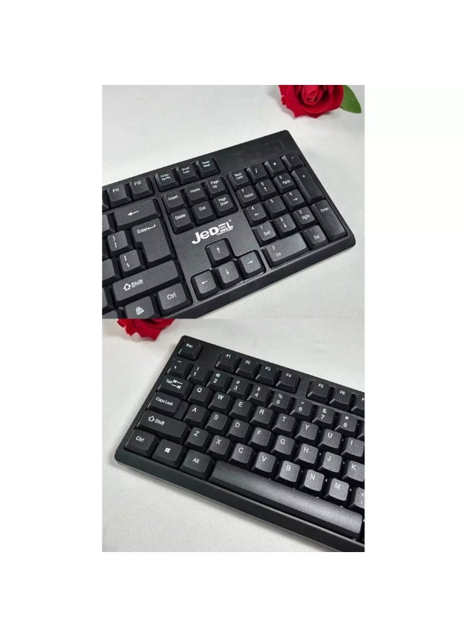 Jedel WS732 Wireless Keyboard and Mouse Combo with 1000 DPI Precision for PC and Laptop - Image 2