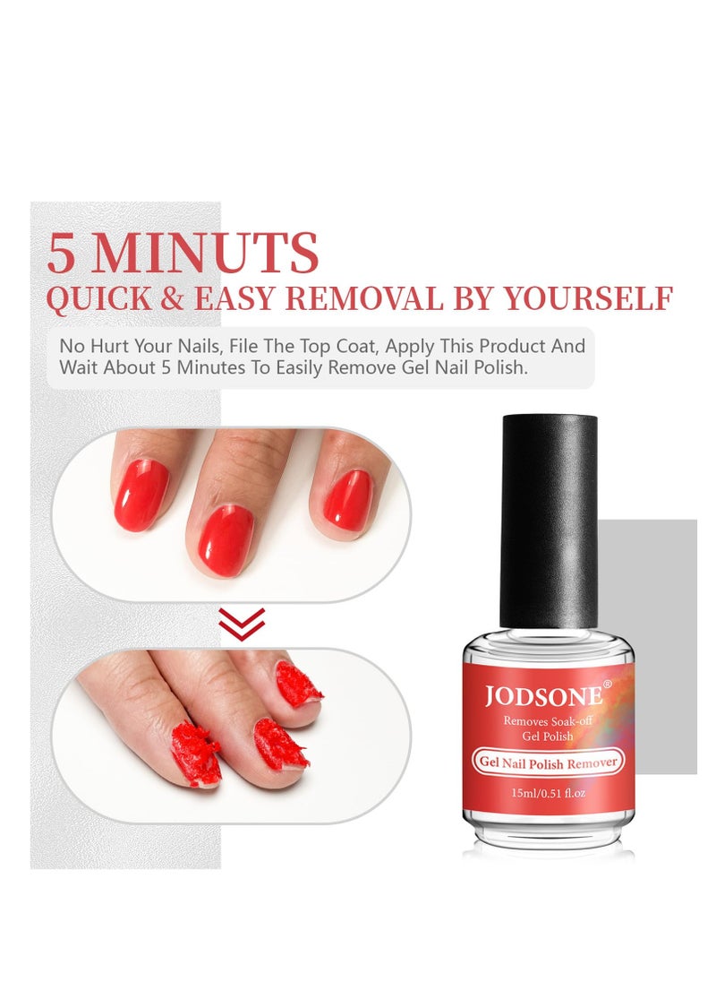 JODSONE - JODSONE Gel Nail Remover Quick Gel Nail Polish Remover, 3-5 Minutes Gel Remover for Nails - Image 1