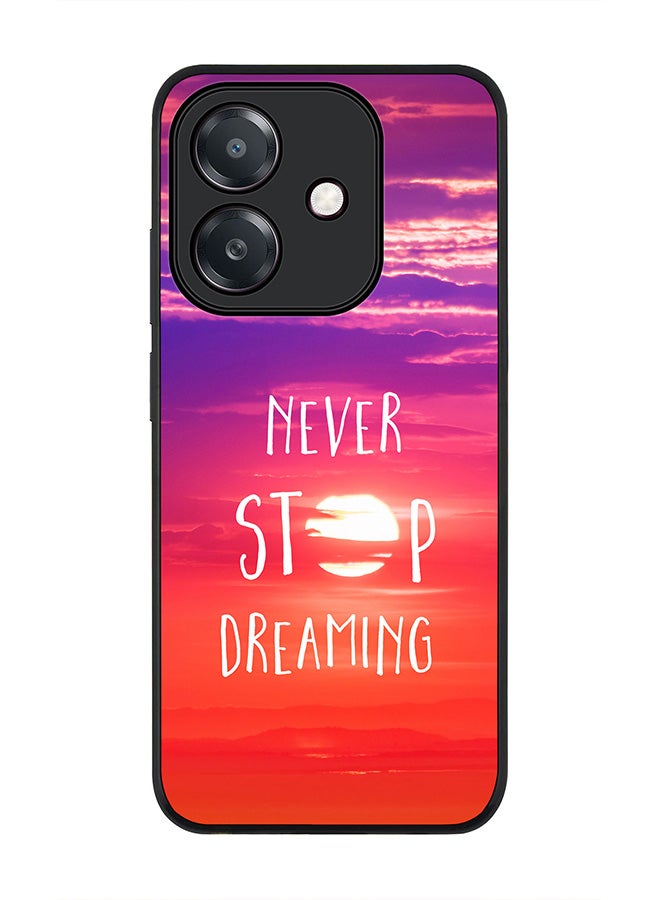 Stylizedd For Oppo A5i Case,Slim fit Camera Protection, Shockproof Thin Phone cover  - Never stop dreaming