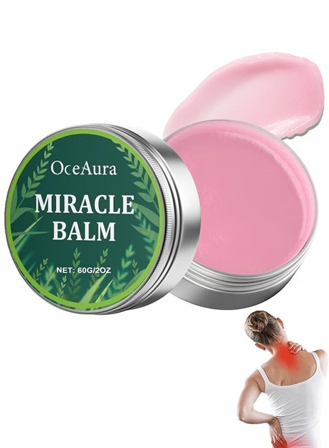 OceAura Miracle Balm 60g, Soothing Joint Cream, Relieve Shoulder Pain, Improve Blood Circulation, Knee Joint Massage and Soothing Cream - Image 1